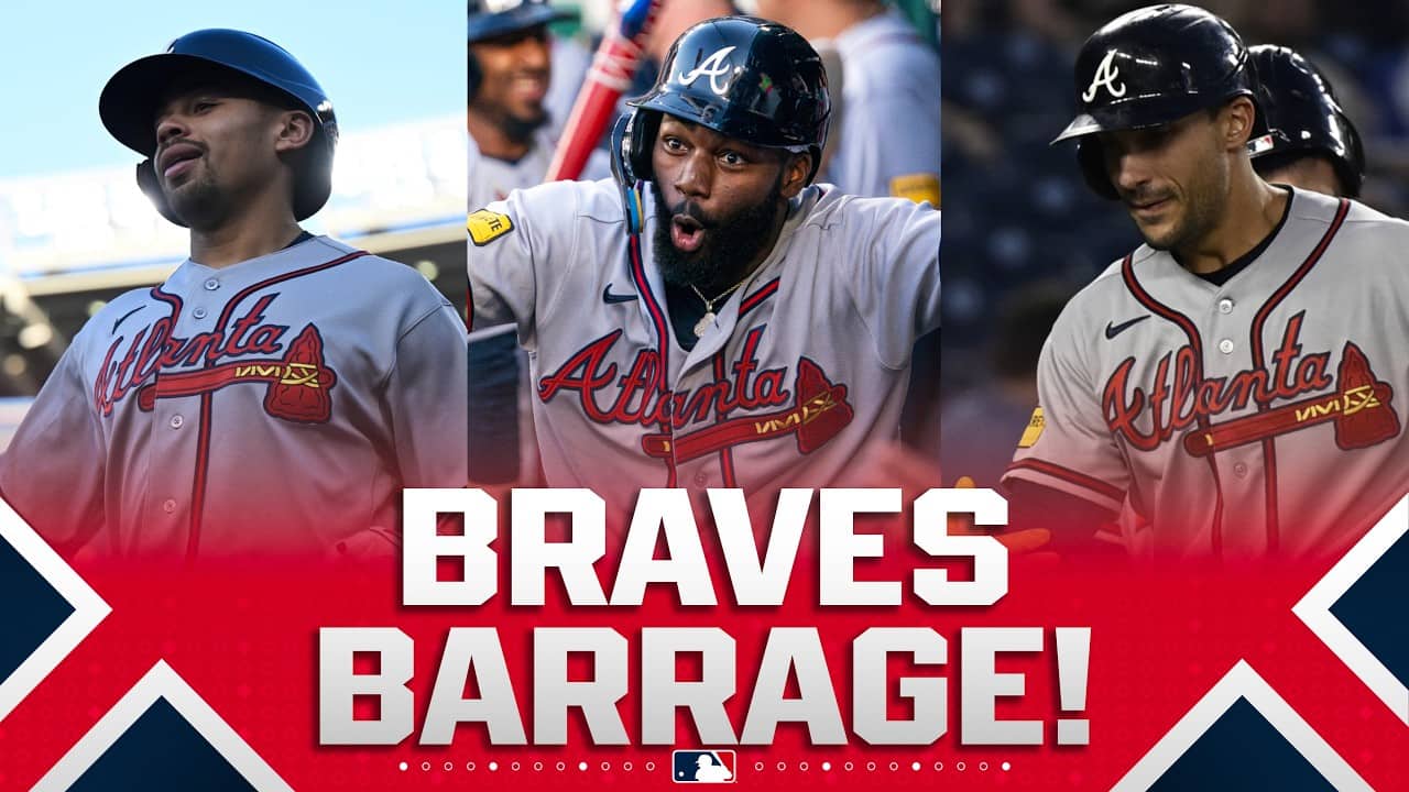 The Braves crush 4 HOME RUNS in their win in D.C.! 🪓💪 (Ft. Baldwin, Harris II, & Olson!)