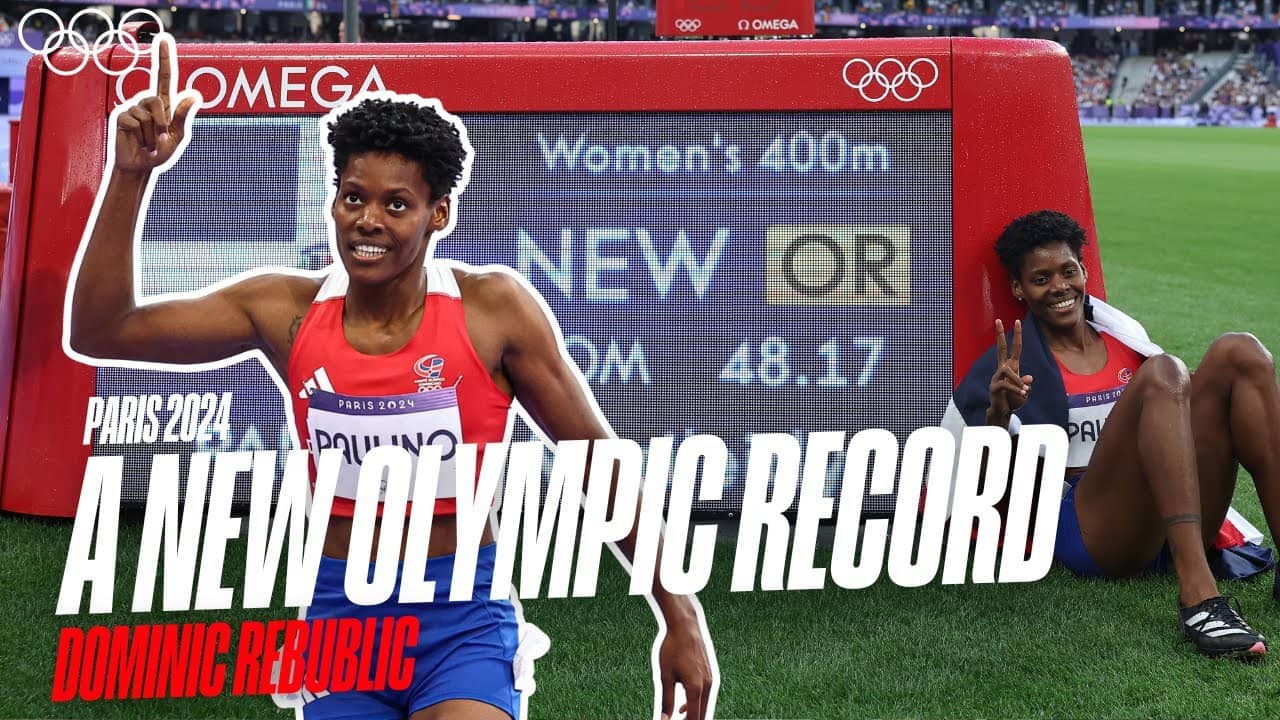 Marileidy Paulino stormed to victory in the womenโs 400m final! ๐ฎโ๐จ ๐ฉ๐ด | Anthems