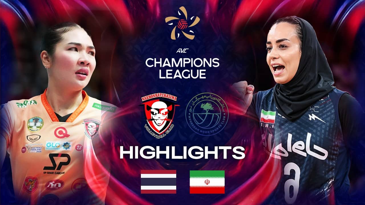 Nakhon Ratchasima 🇹🇭 vs. Mehregan Noor 🇮🇷 - AVC Champions League 2026 | Highlights - Pool Play