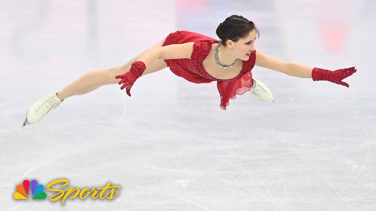 Isabeau Levito sparkles in clean short program at World Figure Skating Championships | NBC Sports