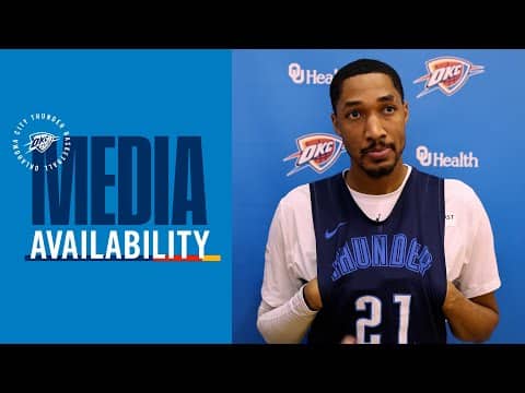 Practice Media Availability with Aaron Wiggins | December 27, 2025 | OKC Thunder
