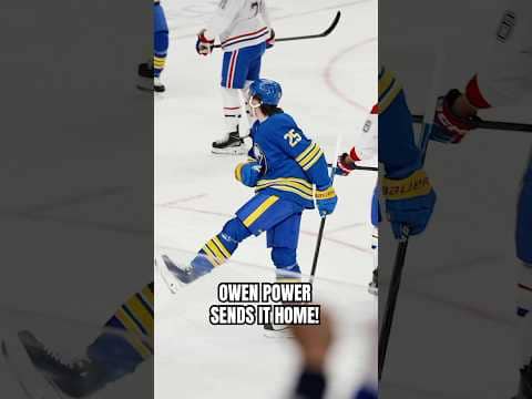 Owen Power GOAL! #nhl #goals #hockey