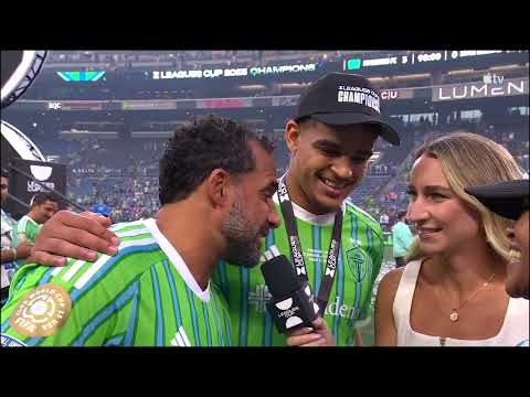 Osaze De Rosario Celebrates Winning Leagues Cup With His Dad, MLS Legend Dwayne De Rosario