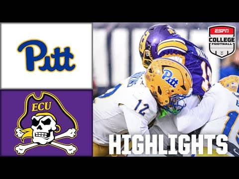Go Bowling Military Bowl: Pittsburgh Panthers-East Carolina Pirates | Full Game Highlights | ESPN
