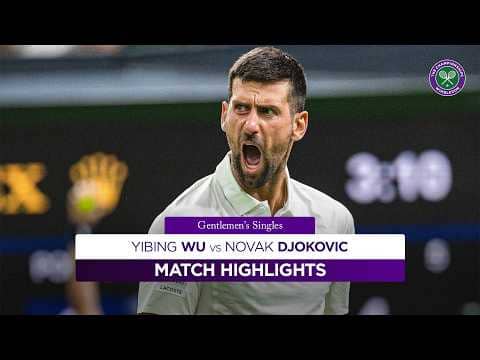 Djokovic begins in style | Yibing Wu v Novak Djokovic | Highlights | Wimbledon 2026