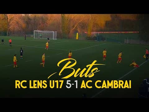 U17 I Les buts de RC Lens-AC Cambrai (5-1)