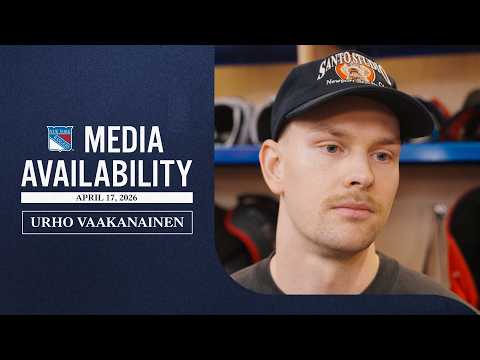 NYR 2026 Exit Day: Urho Vaakanainen Media Availability | April 17, 2026