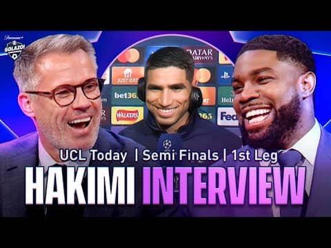 Achraf Hakimi LOVES Big Meeks!😍| Hakimi Interview After PSG's Win v Arsenal! | UCL Today