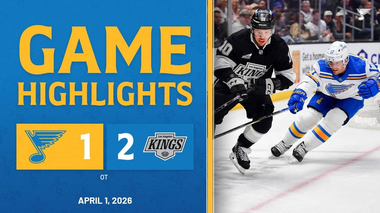 Game Highlights: Kings 2, Blues 1 (OT)