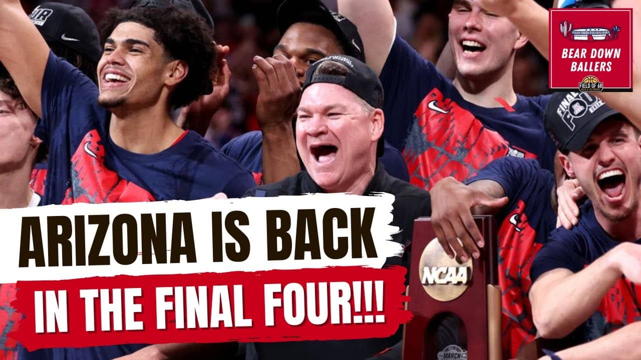 Arizona has advanced to their first Final Four since 2001! Bear Down Ballers