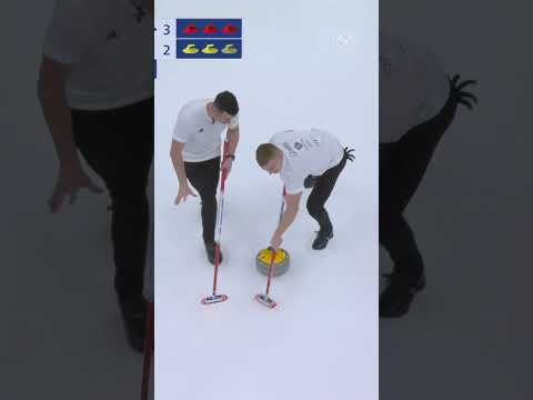 Curling precision from Team GB! 🥌