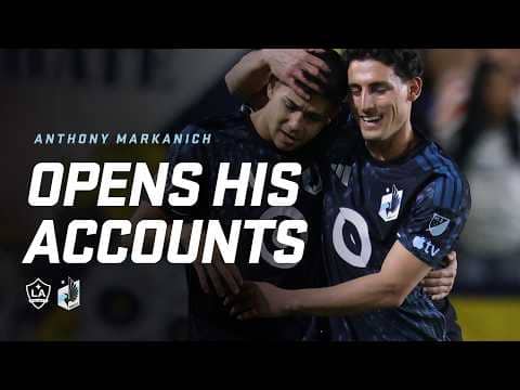MNUFC GOAL! Markanich Opens the Scoring versus LA Galaxy