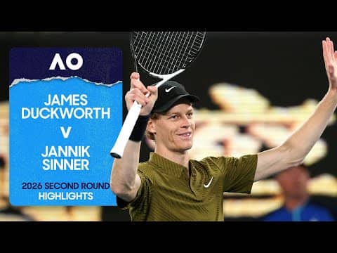 James Duckworth v Jannik Sinner Highlights | Australian Open 2026 Second Round