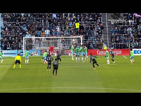 Joaquín Pereyra WHAT A FREE KICK GOLAZO!! | 2025 Audi MLS Cup Playoffs