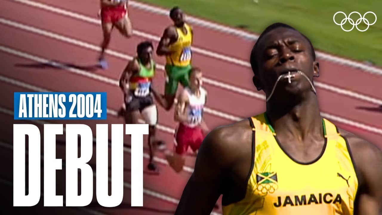 Usain Bolt's First-Ever Olympic Run! 🏃‍♂️ | Olympic Debuts