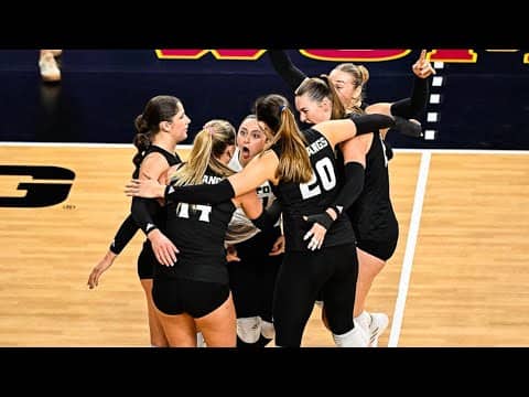 Full 5th set: Cal Poly vs. BYU in the first round of the 2025 NCAA volleyball tournament