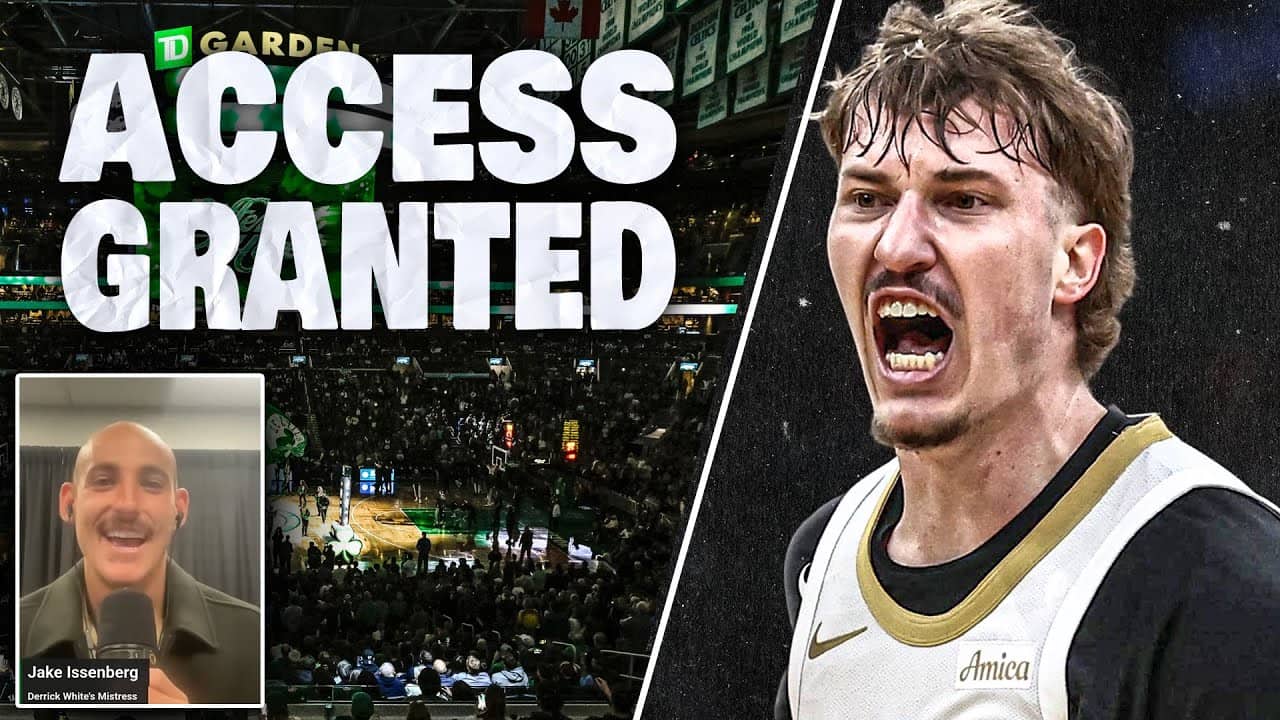 "I flew to Boston to join the Celtics media" - Jake gets press credentials