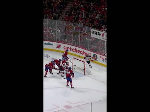 Timo Meier with a Short Goal vs. Montréal Canadiens