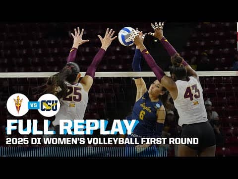 Arizona State vs Coppin State: 2025 NCAA volleyball first round | FULL REPLAY