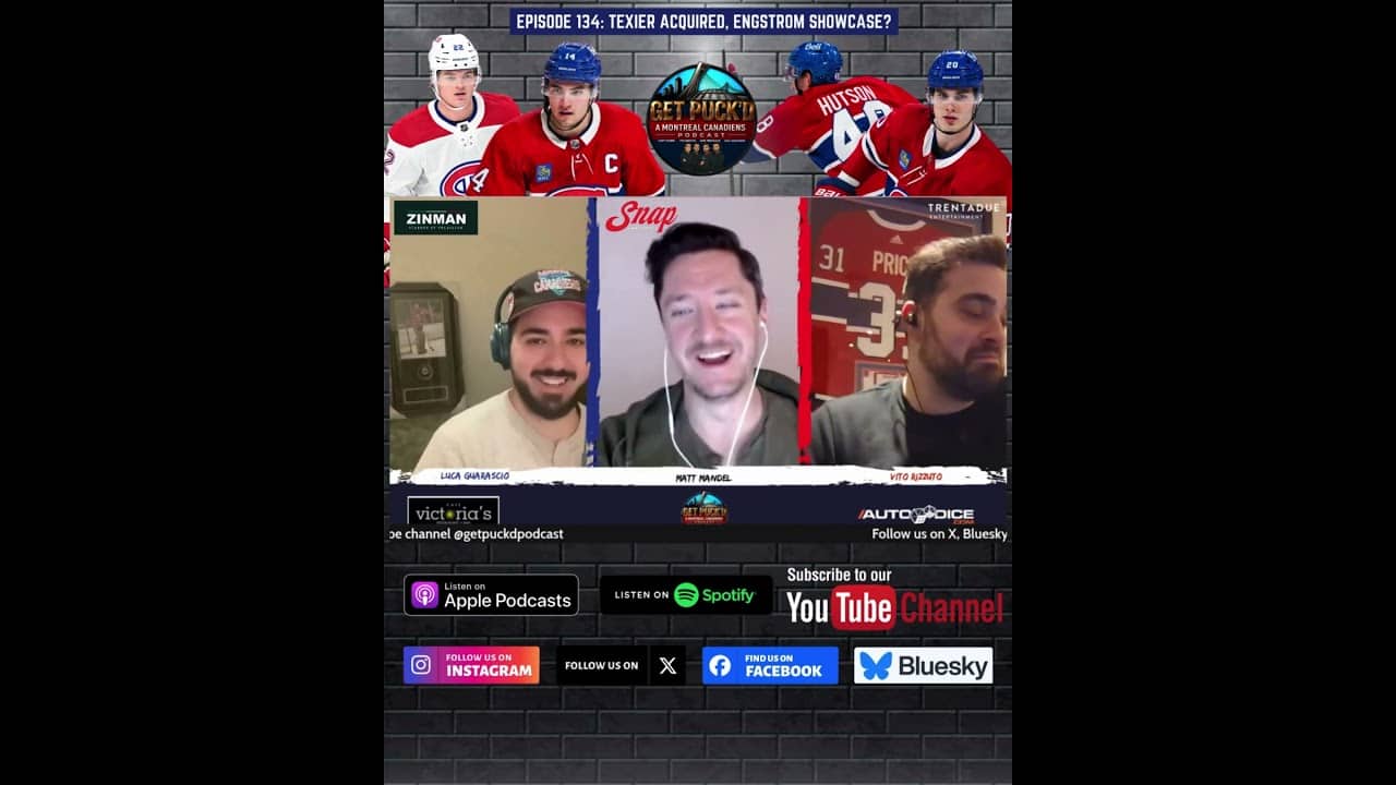 Episode 134 PREVIEW: Texier acquired, Engstrom Showcase?  #gohabsgo  #habs #nhl #newepisode #shorts