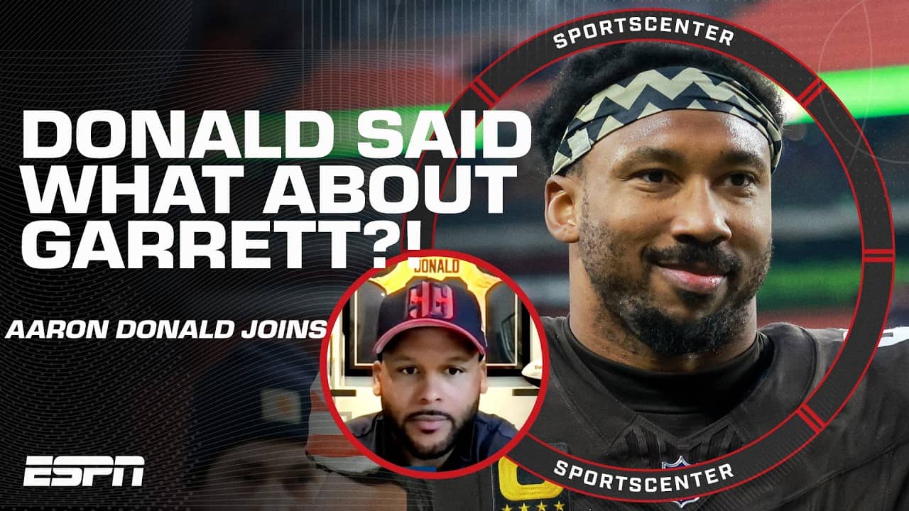 Aaron Donald says WHO is his favorite defensive player?! 👀 | SportsCenter
