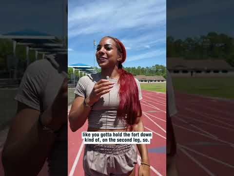 What’s the hardest leg on the 4x100m? 👀🤔 #teamusatf #relays #tinymic #athlete #interview #track