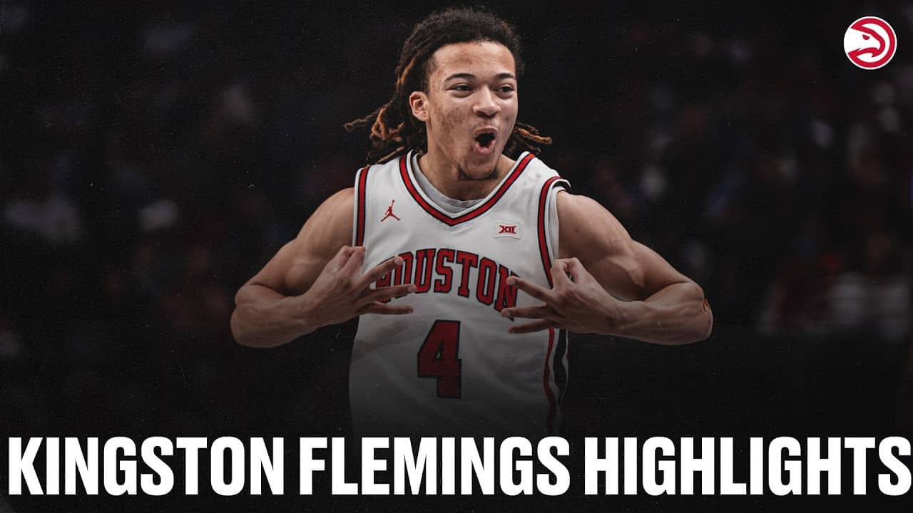 Kingston Flemings Houston Highlights | Atlanta Hawks First-Round Pick