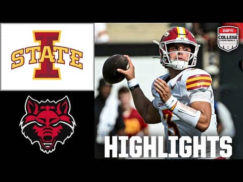 Iowa State Cyclones vs. Arkansas State Red Wolves | Full Game Highlights | ESPN College Football
