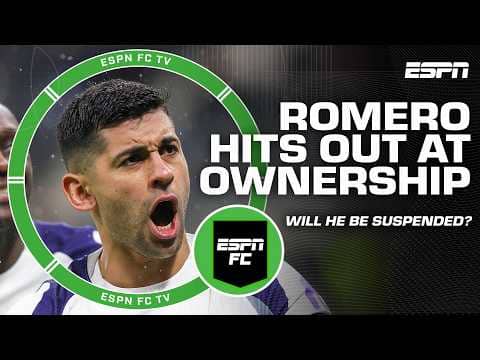 Dissecting Cristian Romero's beef with Tottenham bosses 👀 Disciplinary action coming? | ESPN FC
