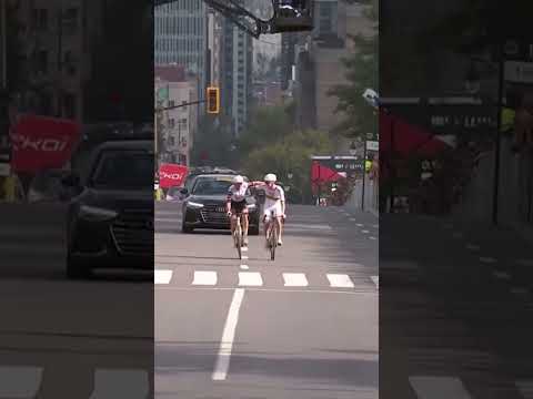 Brothers in arms 🫡 Tadej Pogacar and Brandon McNulty dominated GP Montreal to claim a historic 1-2 🙌