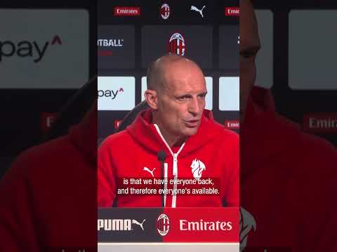 🎙️ Max Allegri | #HellasVeronaMilan | #Shorts