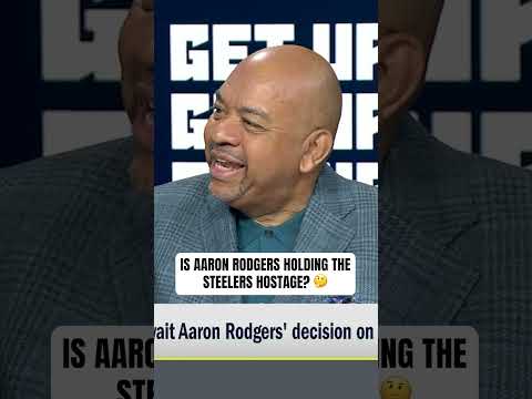Does Aaron Rodgers have all the leverage in Pittsburgh? 👀