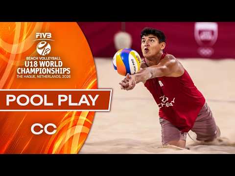 Pool Play - Court 1 | Beach U18 World Championships 2026 | The Hague