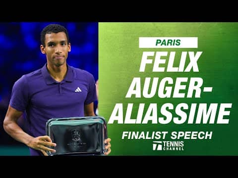 Felix Auger-Aliassime Finalist Speech | 2025 Paris
