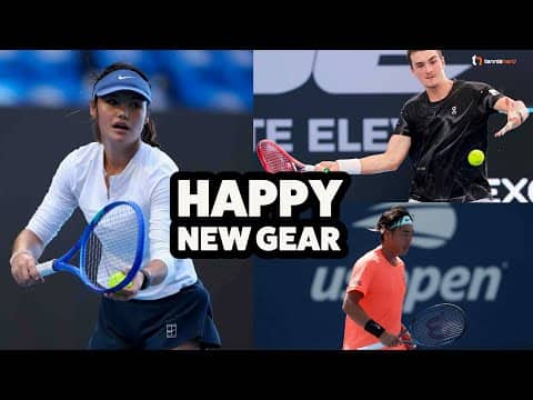 Sponsorship changes and racquet switches on the pro tour