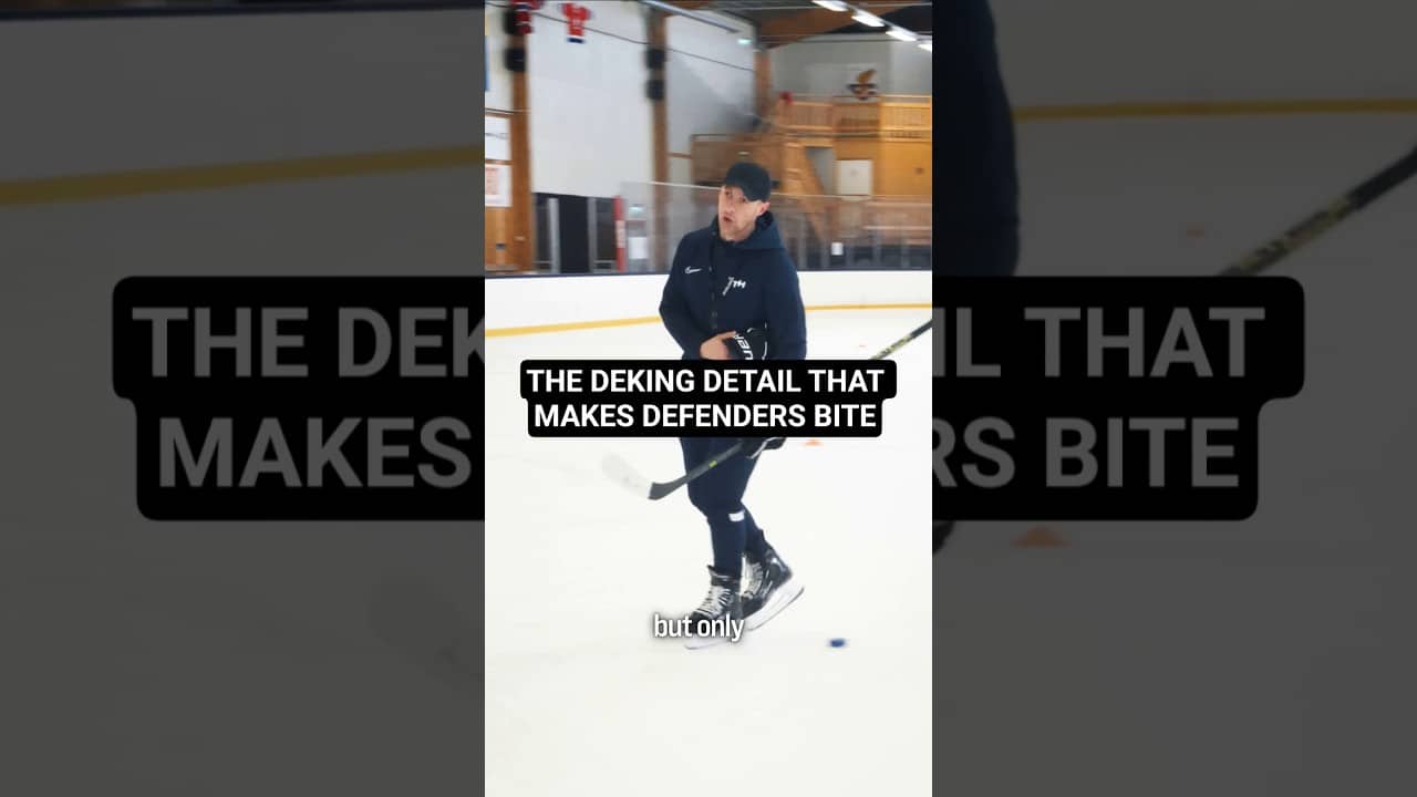 THE DEKING DETAIL THAT MAKES DEFENDERS BITE. LEARN MORE AT ITRAINHOCKEY.COM!