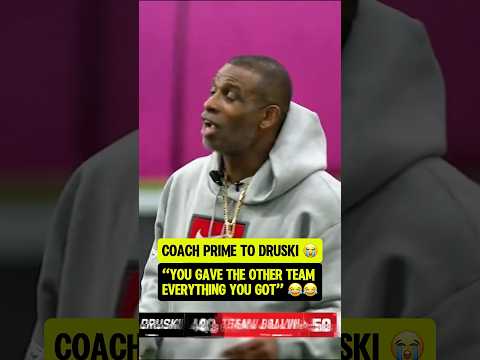 Coach Prime was cooking Druski 😂😂