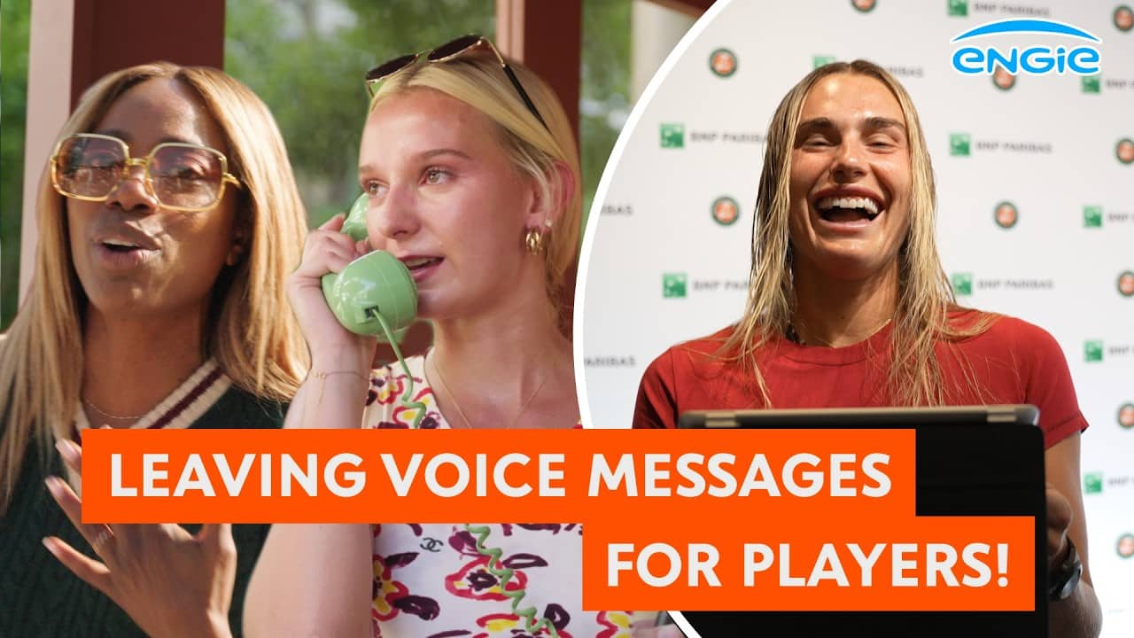 Leaving voice notes for tennis players! | From Paris, with Clay | Roland-Garros 2026