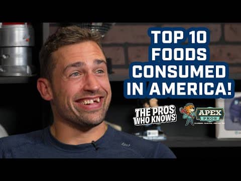 Charlie Coyle and Miles Wood Guess the TOP 10 FOODS CONSUMED IN AMERICA! 😋 | Pros Who Knows