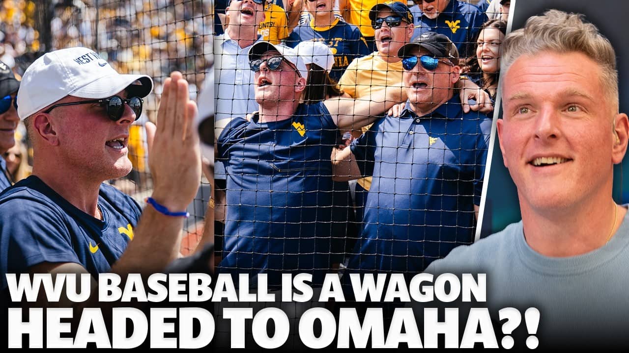 Pat McAfee Took A Visit To See WVU Baseball's Incredible Run, Heading To Omaha?!