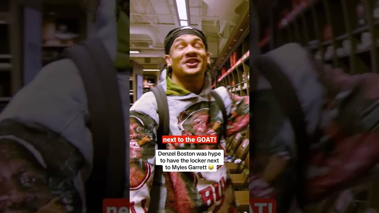 He had to show the homies 😂 (via @browns/TT)