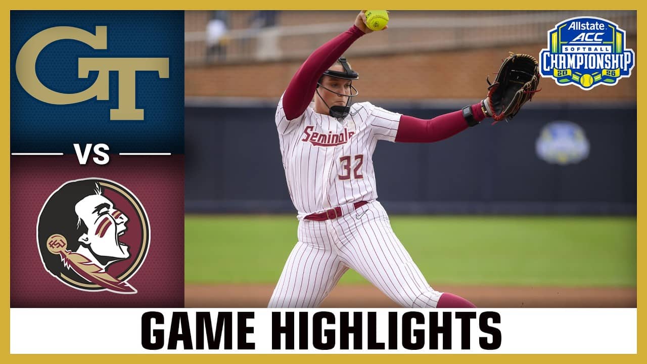 Georgia Tech vs. Florida State Game Highlights | 2026 ACC Softball Championship (Quarterfinals)