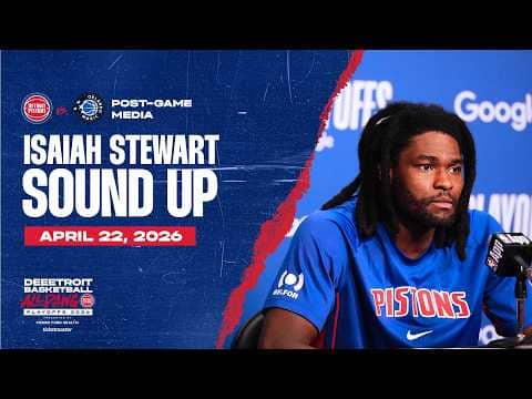 Post-Game Press Conference: Isaiah Stewart | Pistons vs. Magic | 04.22.26