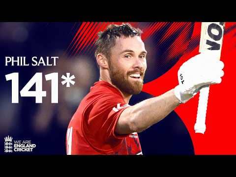 Destructive T20I Century | Phil Salt Smacks 141* | England v South Africa