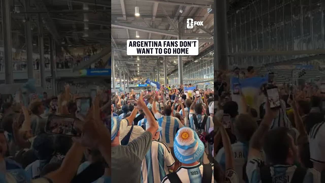 Dallas Stadium is still ROCKING after a historic performance from Messi and Argentina 🇦🇷