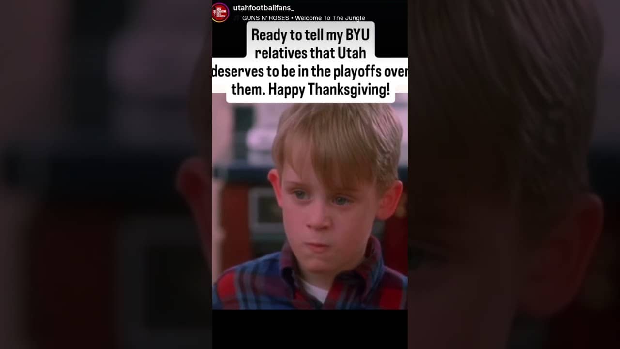 Should be a fun holiday! #goutes #utahfootball #big12 #big12football #cfp #cfprankings