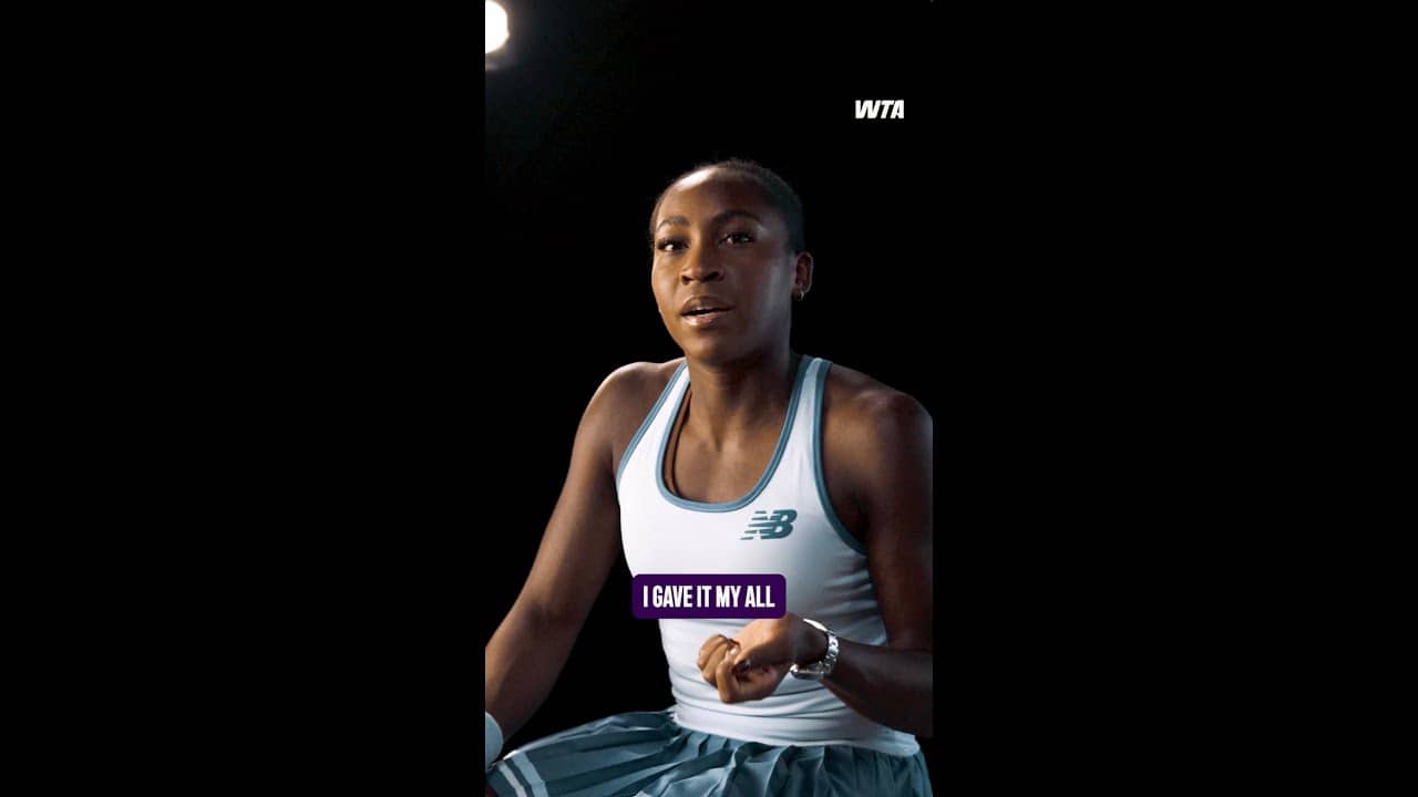 Leaving it all out on court 💚 Coco Gauff goes Behind the Curtain to discuss legacy and endurance