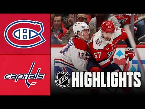 Canadiens vs. Capitals | NHL Highlights | January 13, 2026