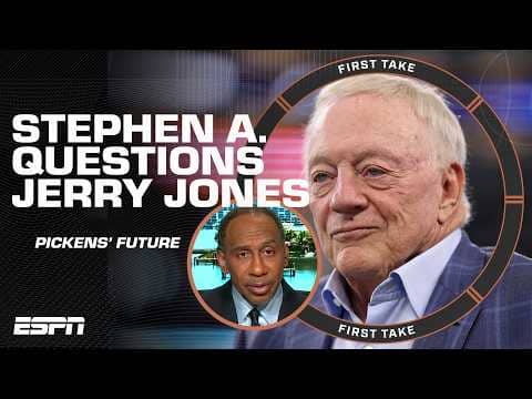 Stephen A. is 'VERY DISTURBED' by Jerry Jones recent comments... | First Take