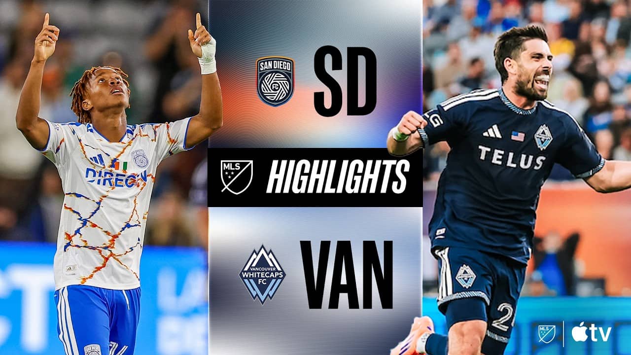 San Diego FC vs. Vancouver Whitecaps FC | Full Match Highlights | Brian White BRACE!!
